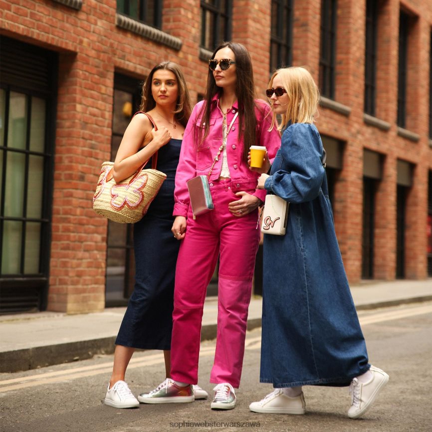 Torebka z rafii taya Sophia Webster P606NZ225 Akcesoria