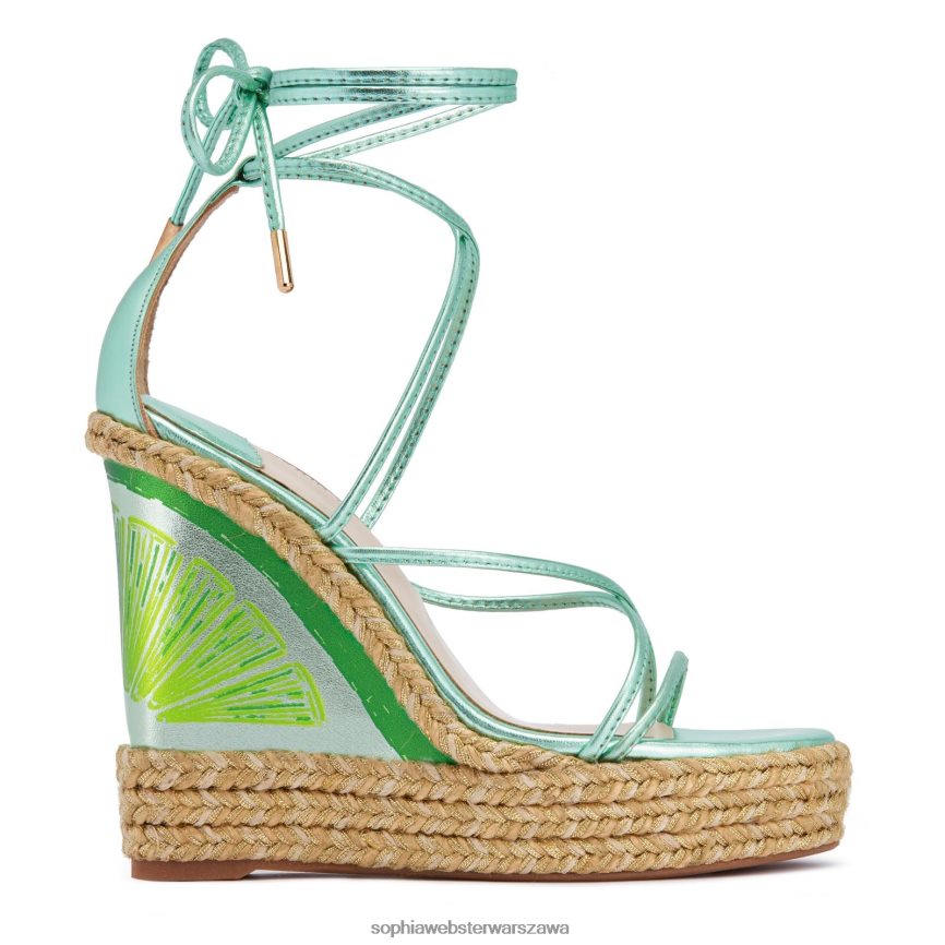 espadryle mimi w kolorze limonki Sophia Webster P606NZ108 obuwie