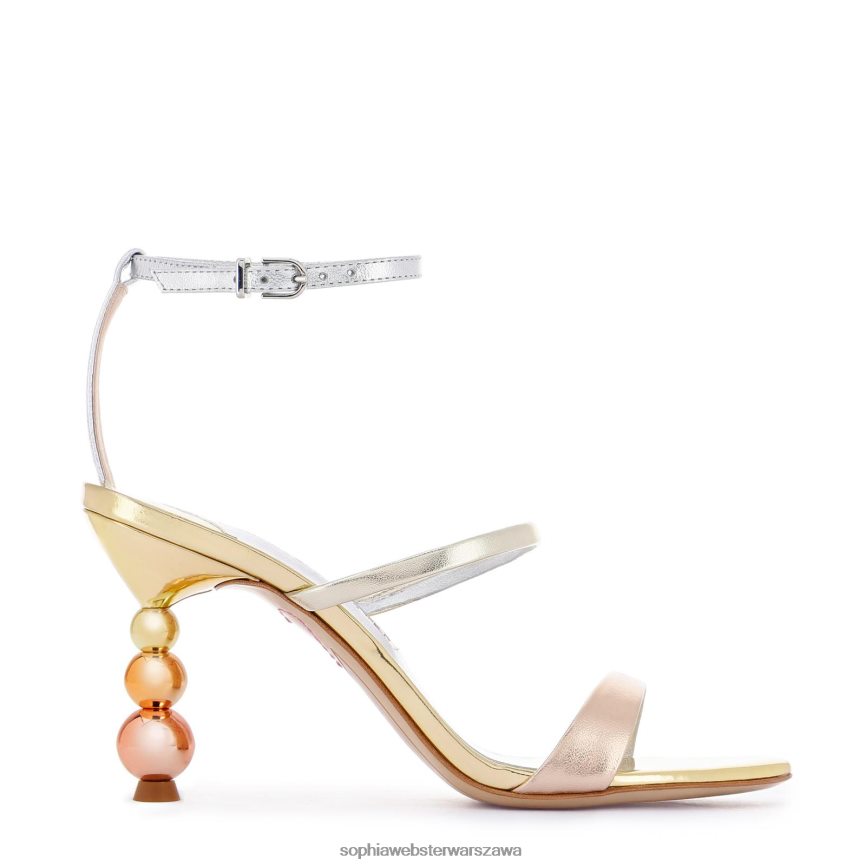 Rosalind perłowe sandały na średnim obcasie Sophia Webster P606NZ18 obuwie