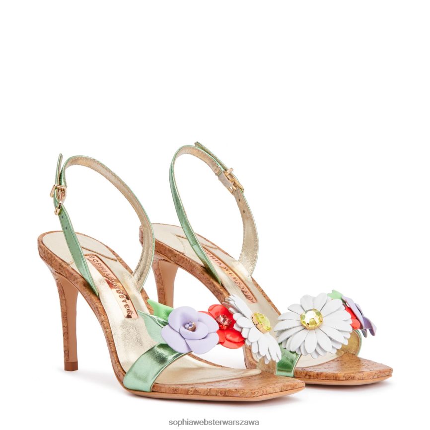 sandały w kwiaty Sophia Webster P606NZ26 obuwie