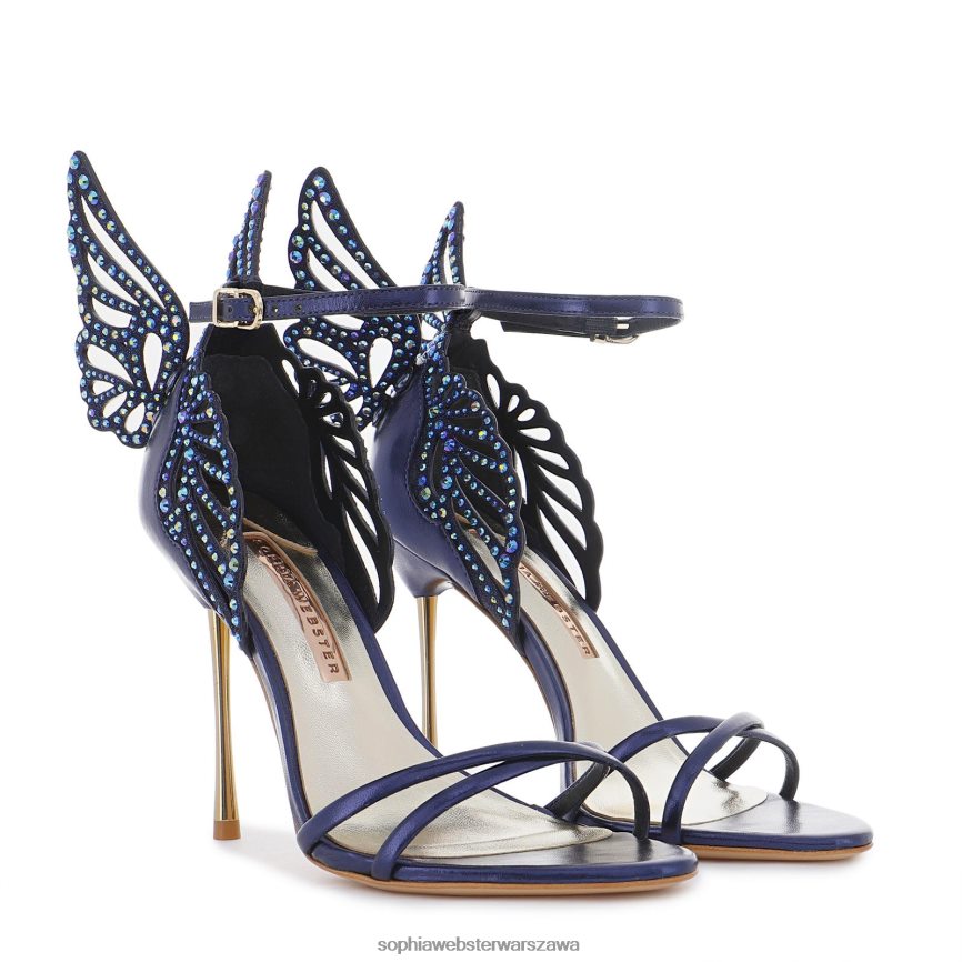 niebiańskie kryształowe sandały Sophia Webster P606NZ34 obuwie