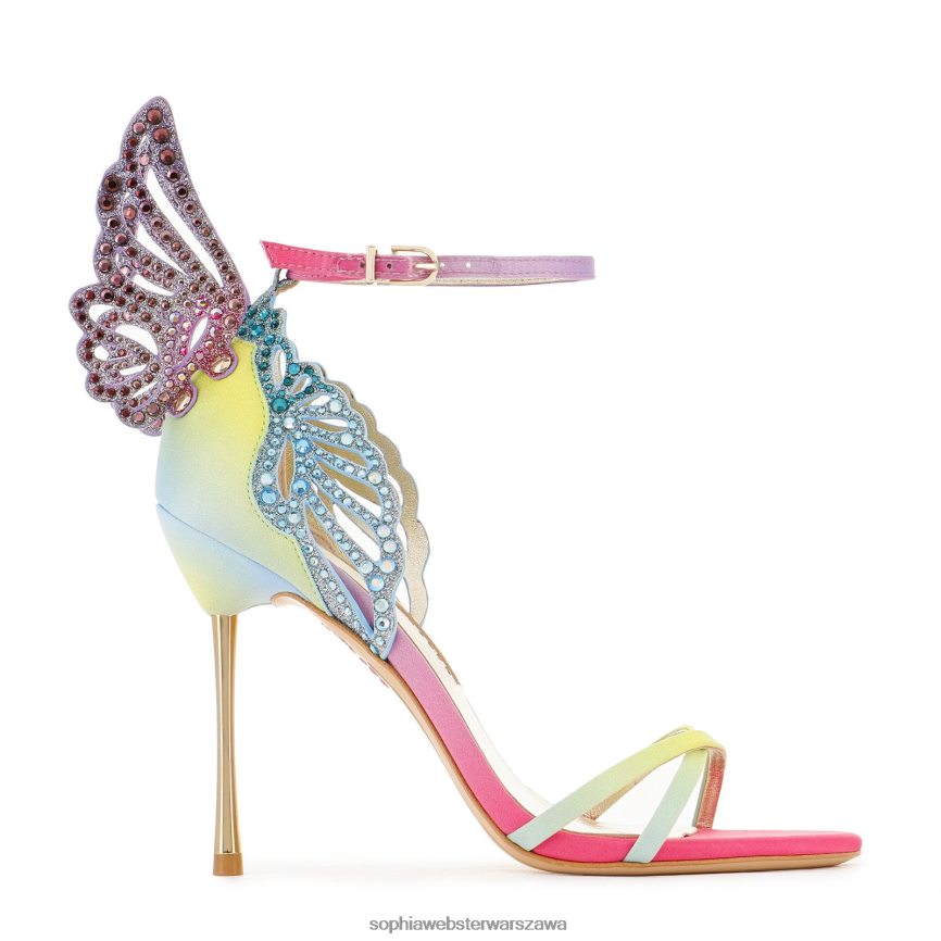 niebiańskie kryształowe sandały Sophia Webster P606NZ35 obuwie