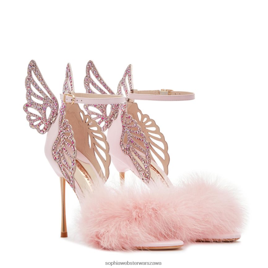 niebiańskie kryształowe sandały Sophia Webster P606NZ79 obuwie
