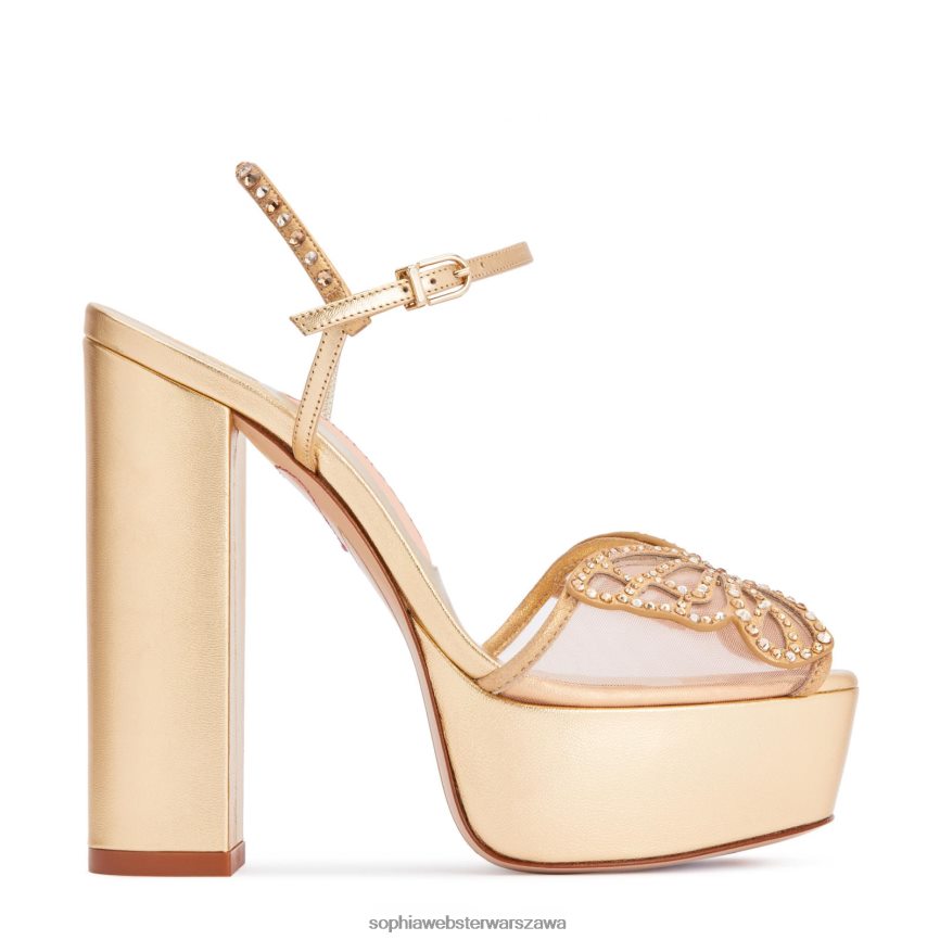 sandały na platformie farfalla Sophia Webster P606NZ16 obuwie
