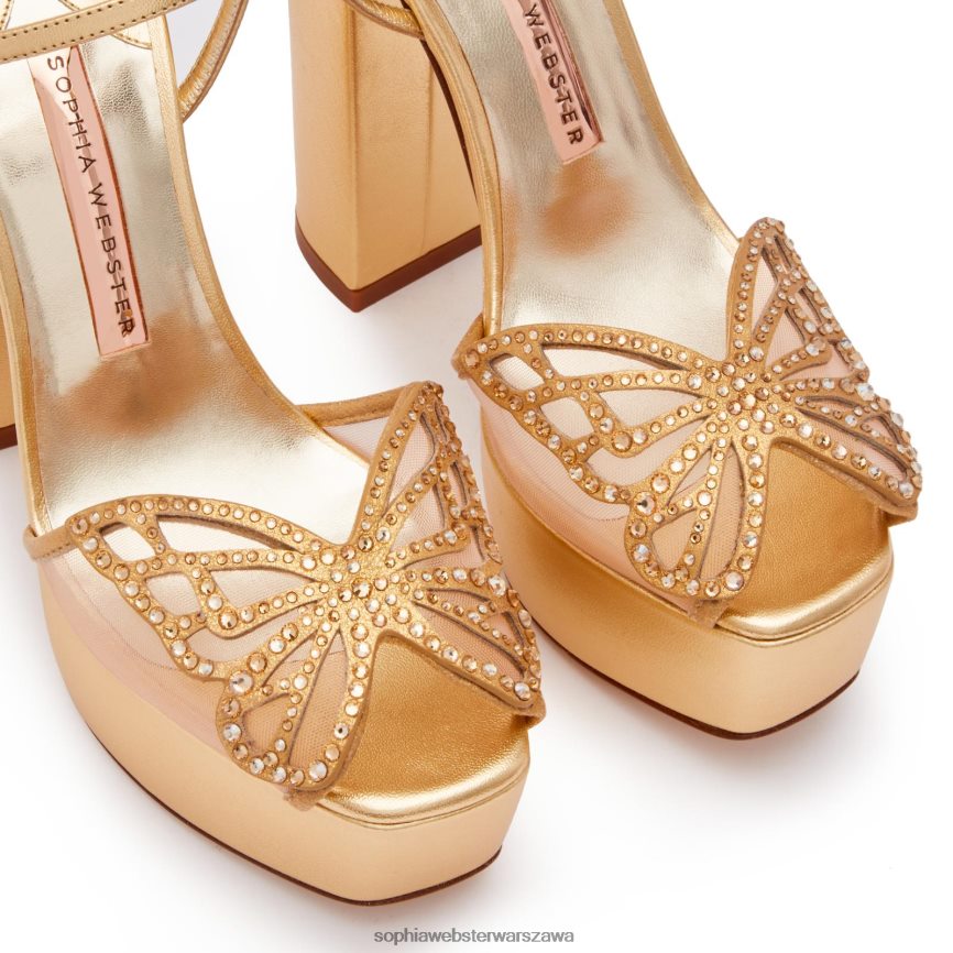 sandały na platformie farfalla Sophia Webster P606NZ16 obuwie