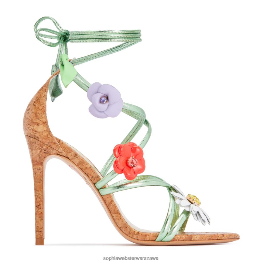 sandały w kwiaty Sophia Webster P606NZ25 obuwie