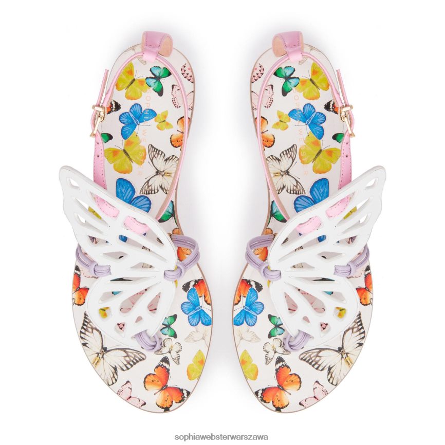 płaskie sandały motylkowe Sophia Webster P606NZ135 obuwie